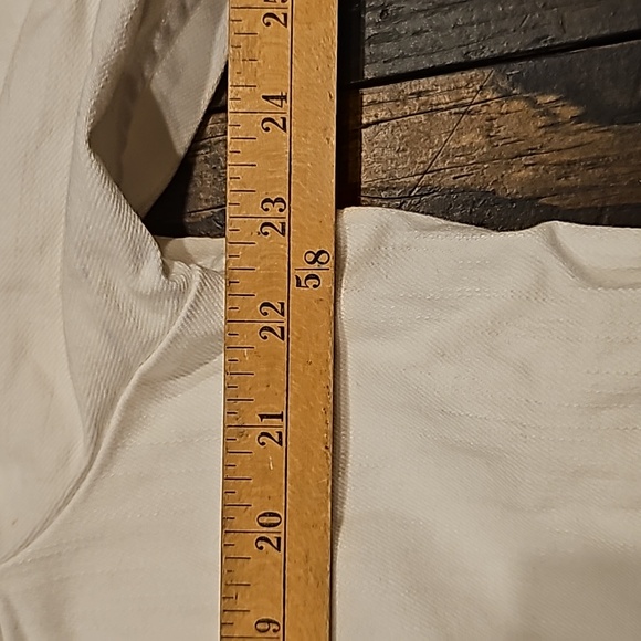 LEVI'S Strauss white jean jacket sz XXL women's - Picture 6 of 6